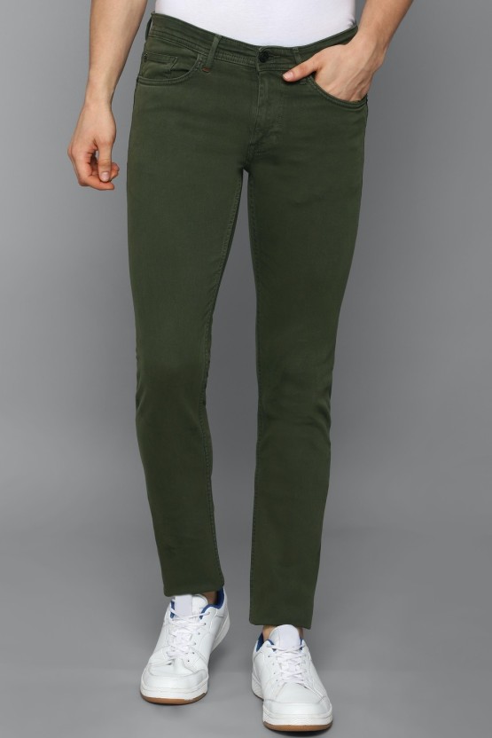 olive green jeans mens skinny