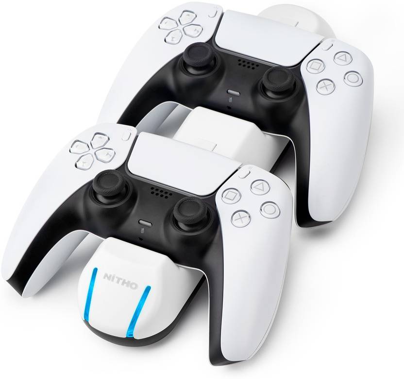 Nitho PS5 CHARGING STATION with Easy & Safe plugs Charging Station