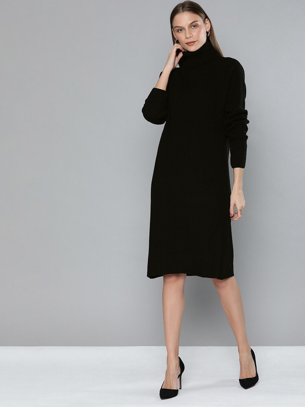 Buy CHEMISTRY Women Sweater Black Dress 