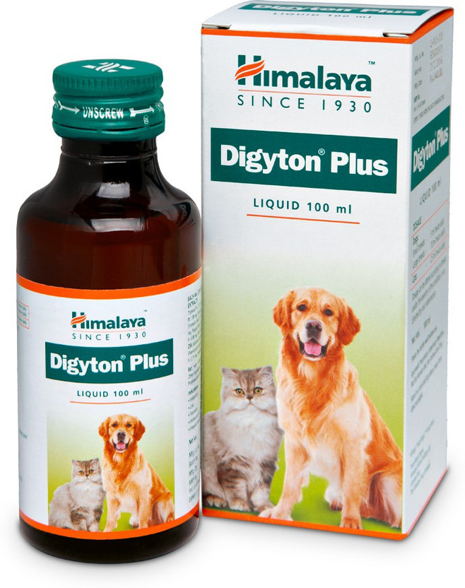 HIMALAYA Digyton Plus Liquid for Dogs & Cats I For Indigestion and Stomach Upset Pet Health Supplements(100 ml)