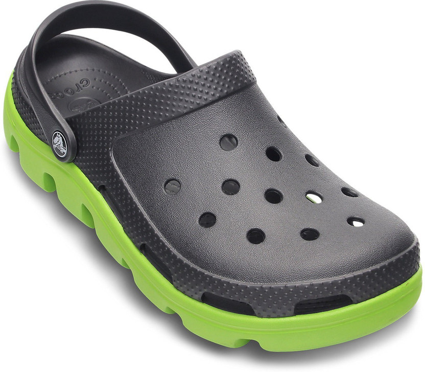 CROCS Duet Sport Clog Women Grey Clogs 