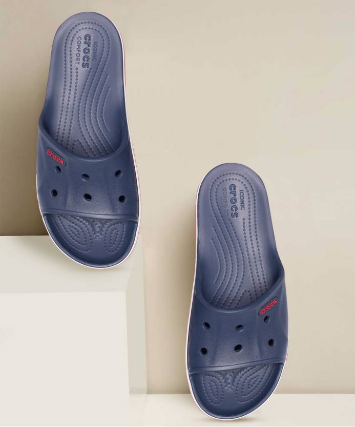 CROCS Bayaband Slide Slides - Buy Blue Color CROCS Bayaband Slide Slides  Online at Best Price - Shop Online for Footwears in India 