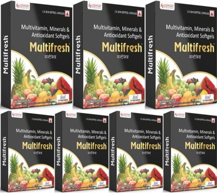 smart laboratories Multifresh, Multivitamin Multiminerals 10 Softgel