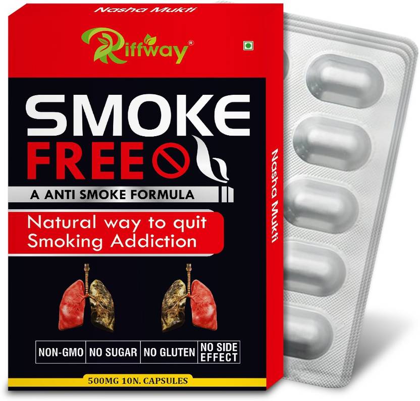 Riffway Smoke Free Organic Tablet Detoxes Lungs Quit Smoke Reduce Toxic