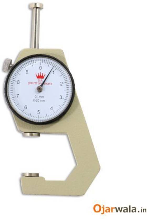 OJARWALA Dial Thickness Gauge Micrometer Scale Meter Ruler Micrometer