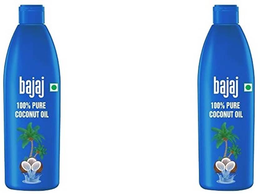 BAJAJ COCONUT PURE HAIR OIL 600 ML X 2 Hair Oil Price in India, Buy