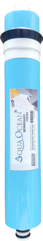 AquaOcean Fresh 100 GPD RO Membrane 14 Layer Imported/Work 2500 TDS Flow 20-24 Liter Media Filter Cartridge(0.005, Pack of 1)