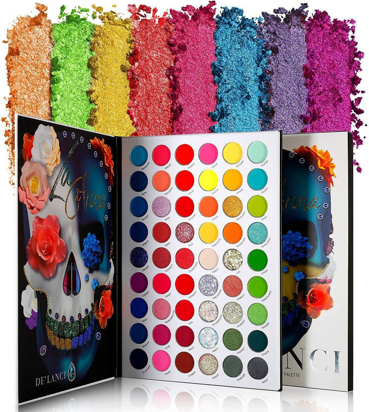 rezmay Beauty Bar MulitColor EyeShadow Eye Shadow Palette - The LA Catrina Edition 85 g(The Swiss Glitter Edition)