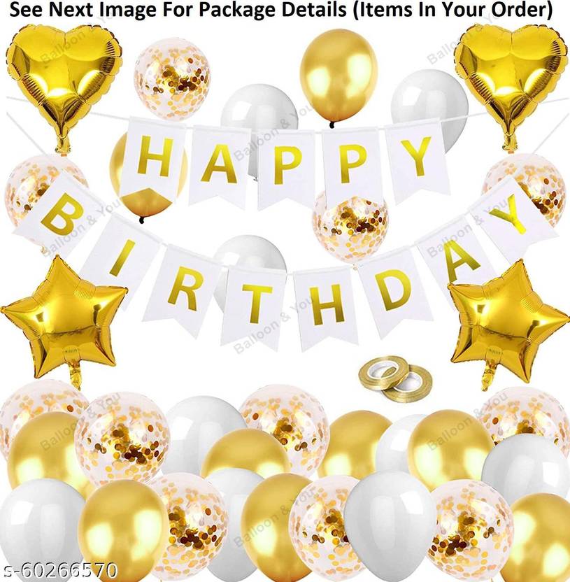 AtoZ Party Supplies Birthday Decorations, Birthday Ka Saman, Happy