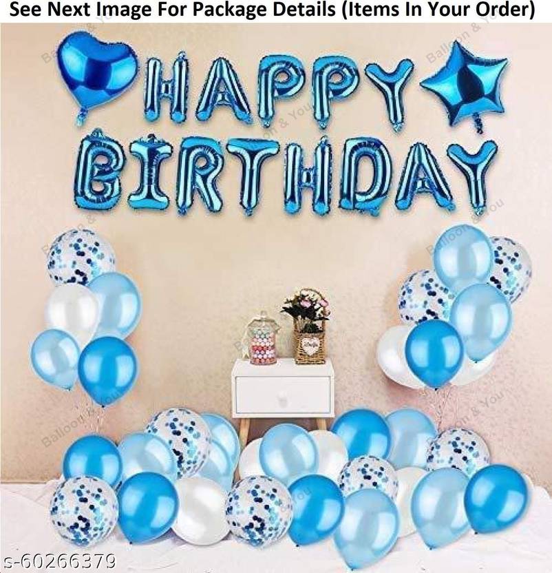 Surprise Decor Birthday Decorations, Birthday Ka Saman, Happy Birthday