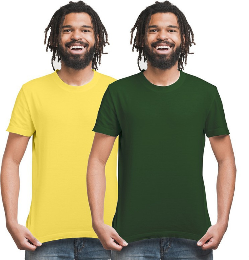 Dark green and yellow shirt clearance