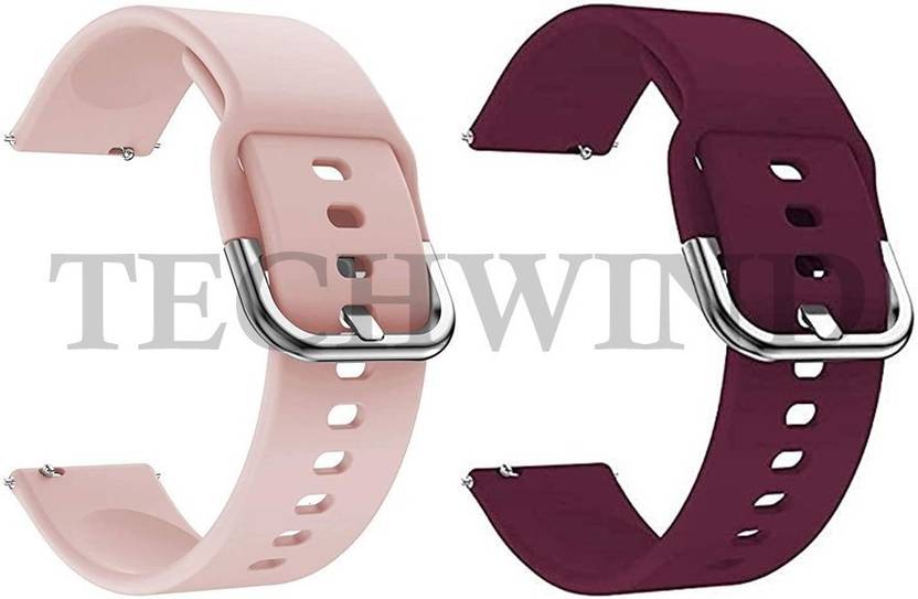 TECHWIND THD19BE2890WD+PK 19MM Smart Watch Belt for NOISE COLORFIT PRO