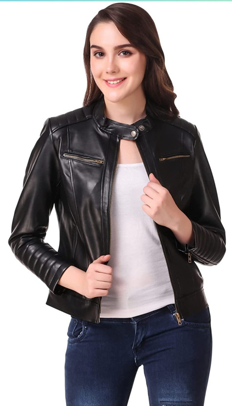 Sleeve Self Design Women Jacket 