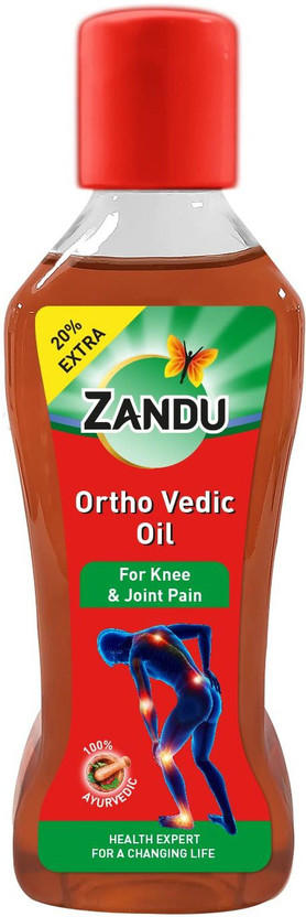 ZANDU Ortho Vedic Pain Relief Oil for knee, joint & muscle , improvement in 7 days Liquid(120 ml)