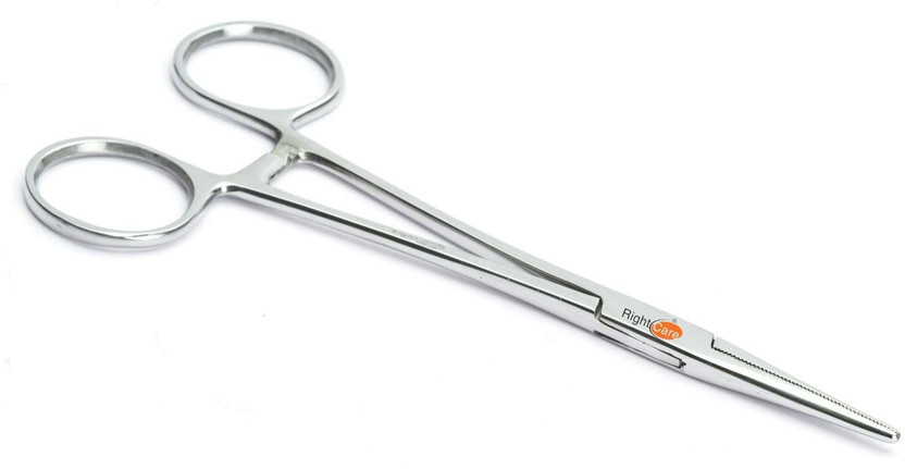 RightCare Stainless Steel Hemostatic Artery Forceps Straight G06A Utility Forceps