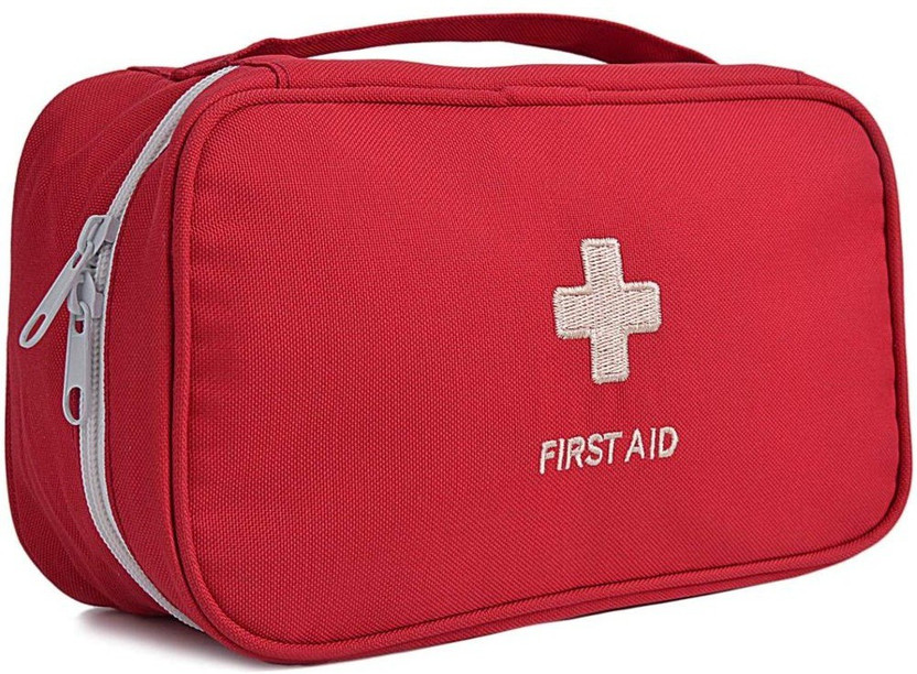Grilazza Medical Pouch Empty Travel Emergency Storage Bag Organizer First Aid Kit(Home, Sports and Fitness, Vehicle)