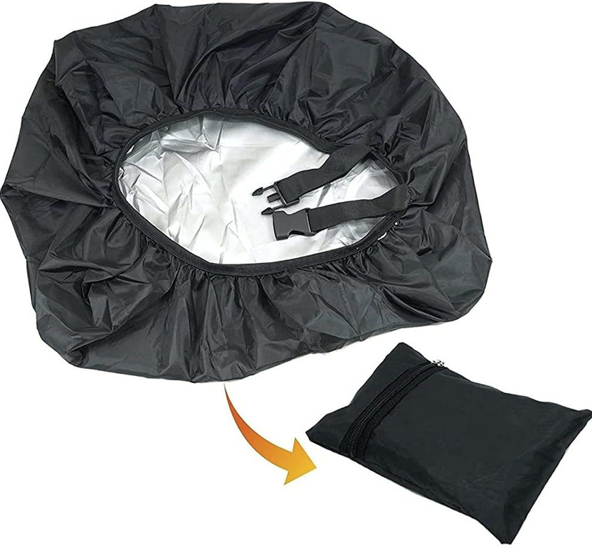 SBTs High Quality Bag Cover Waterproof Rain LuggageCover Waterproof Backpack Rain Cover with Pouch Luggage Cover (Black) Luggage Cover(Free Size, Black)
