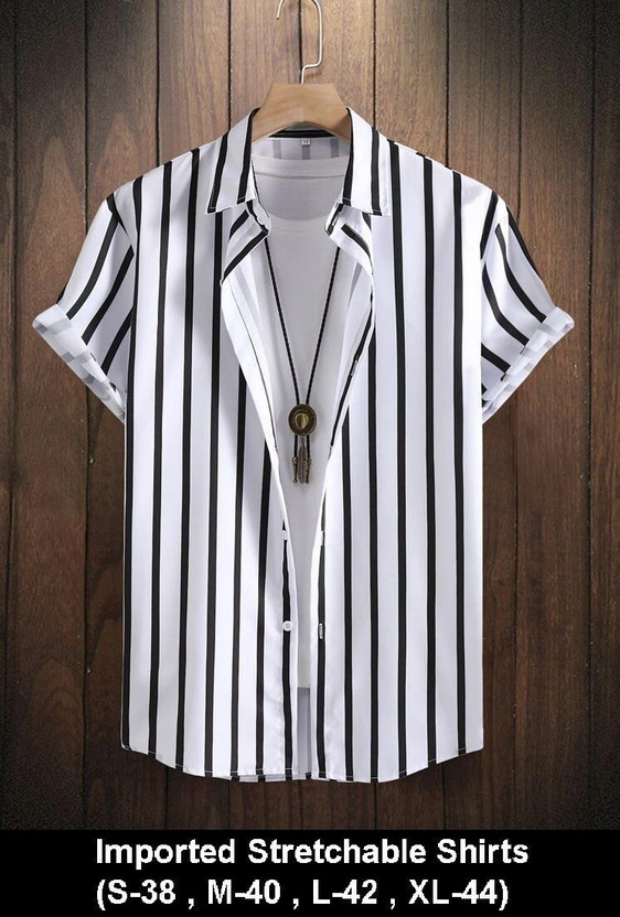 stretchable shirts white