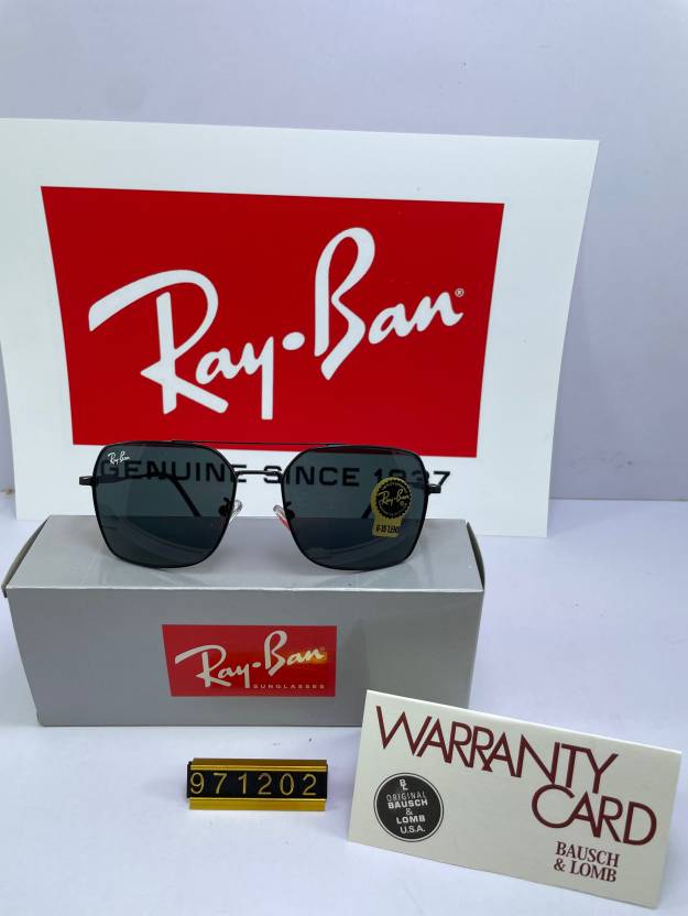 Buy Ray-Ban Retro Square Sunglasses Black For Men & Women Online @ Best  Prices in India 