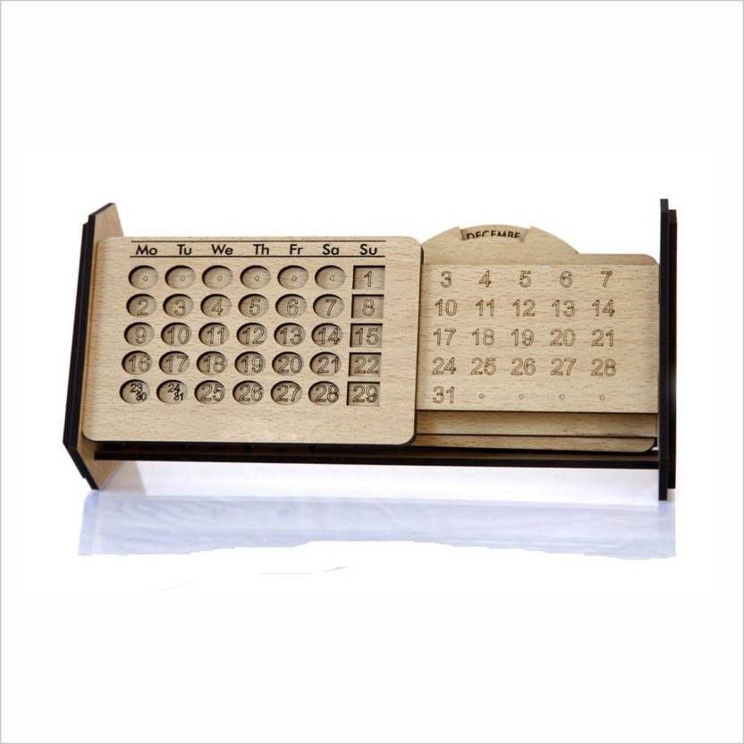 Pen stand with calendar clearance