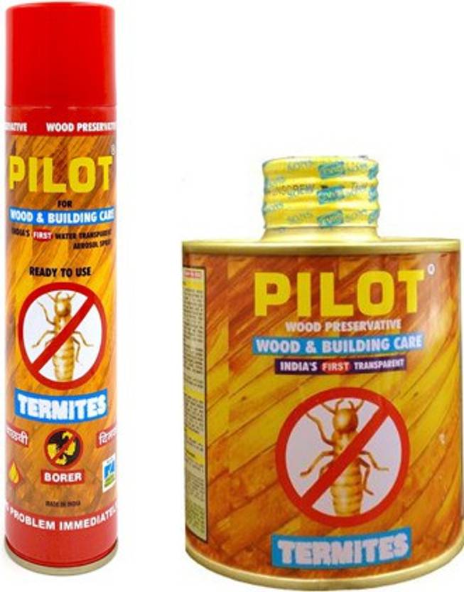 Pilot EcoFriendly Wood Preservative Termite Killer Spray With Refill
