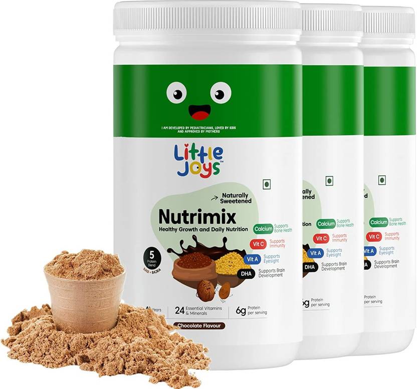 Little Joys NutriMix Nutrition Powder for Kids 2Yr+ Height, Strength