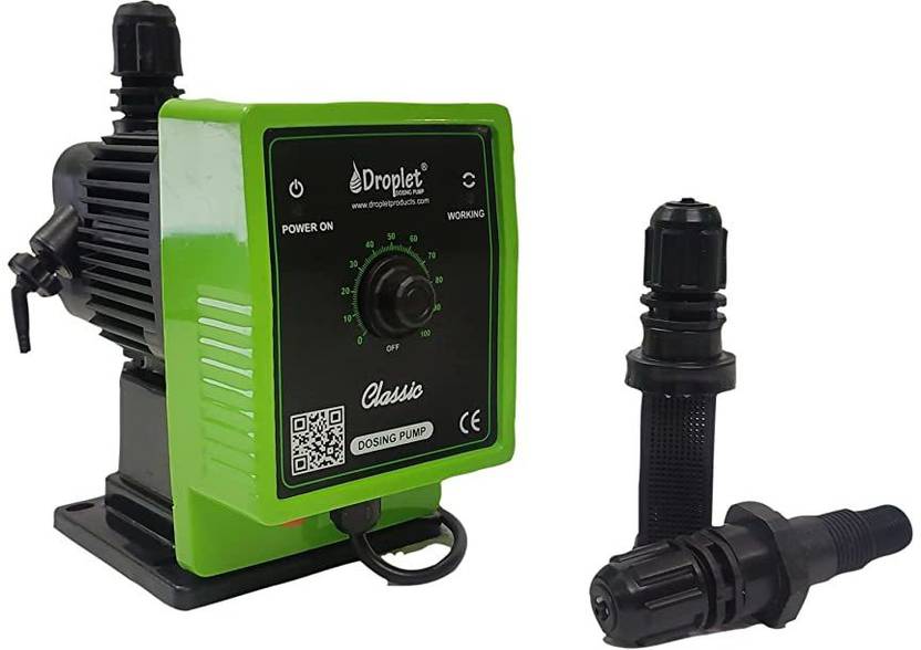 Droplet 6LPH Dosing Pump for Chemical Dosing comes with Adjustment knob