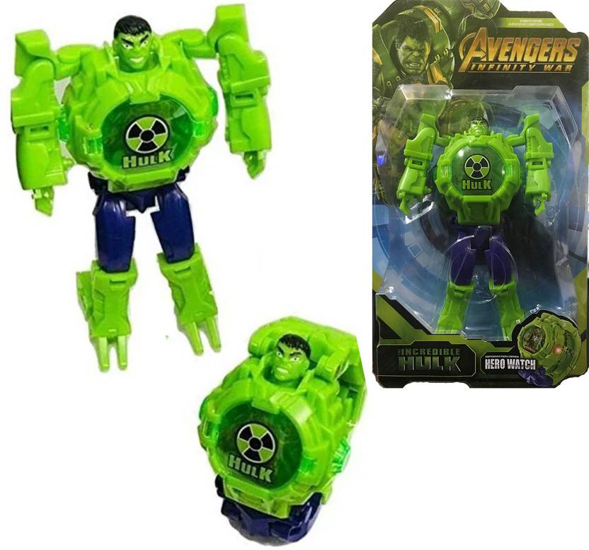 Synlark Robot Toy Convert to Digital Wrist Watch for Kids Robot