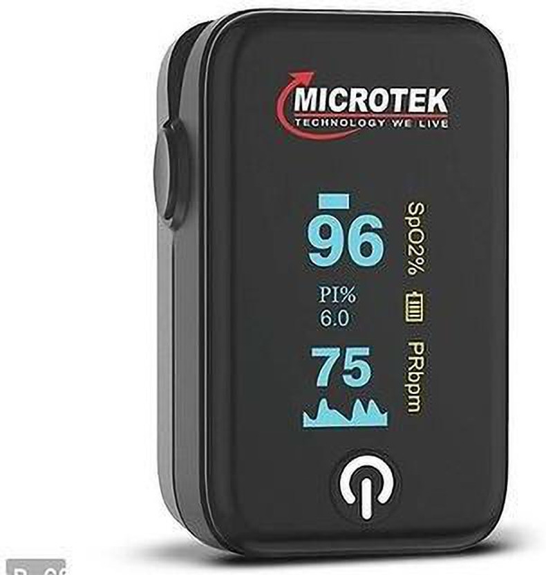 Microtek Fingertip Pulse Oximeter(Black)