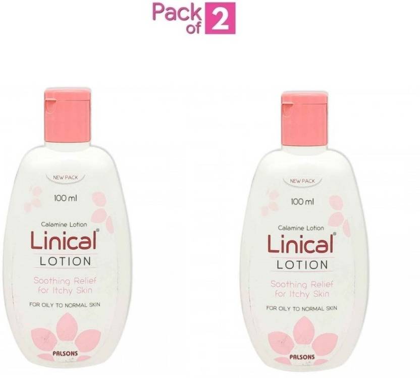 Linical lotion for skin rashes Pack of 2 (100+100=200ML) Price in