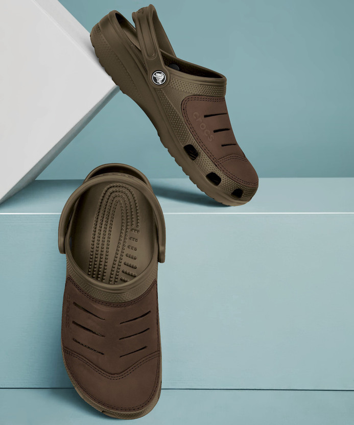 CROCS (Bogota) Men Brown Clogs - Buy 