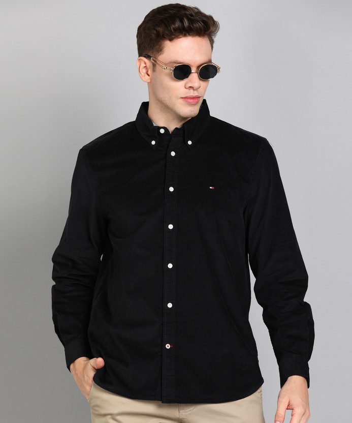 black tommy hilfiger shirt
