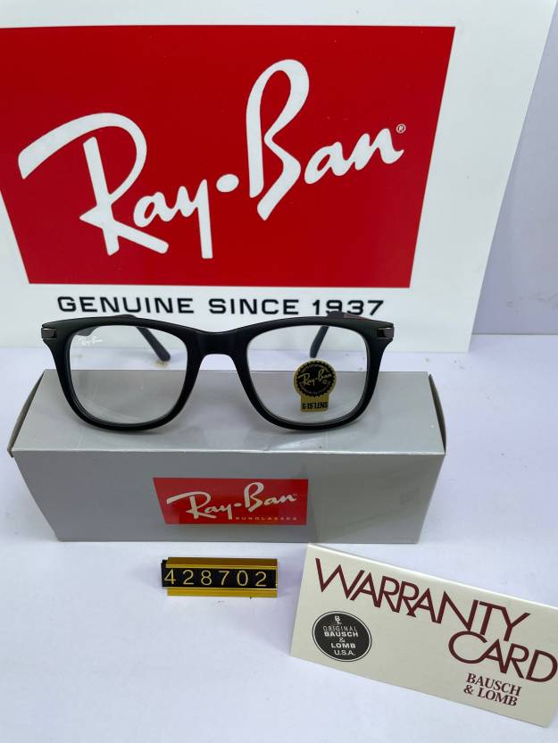 Buy Ray-Ban Wayfarer, Rectangular Sunglasses Clear For Men & Women Online @  Best Prices in India 