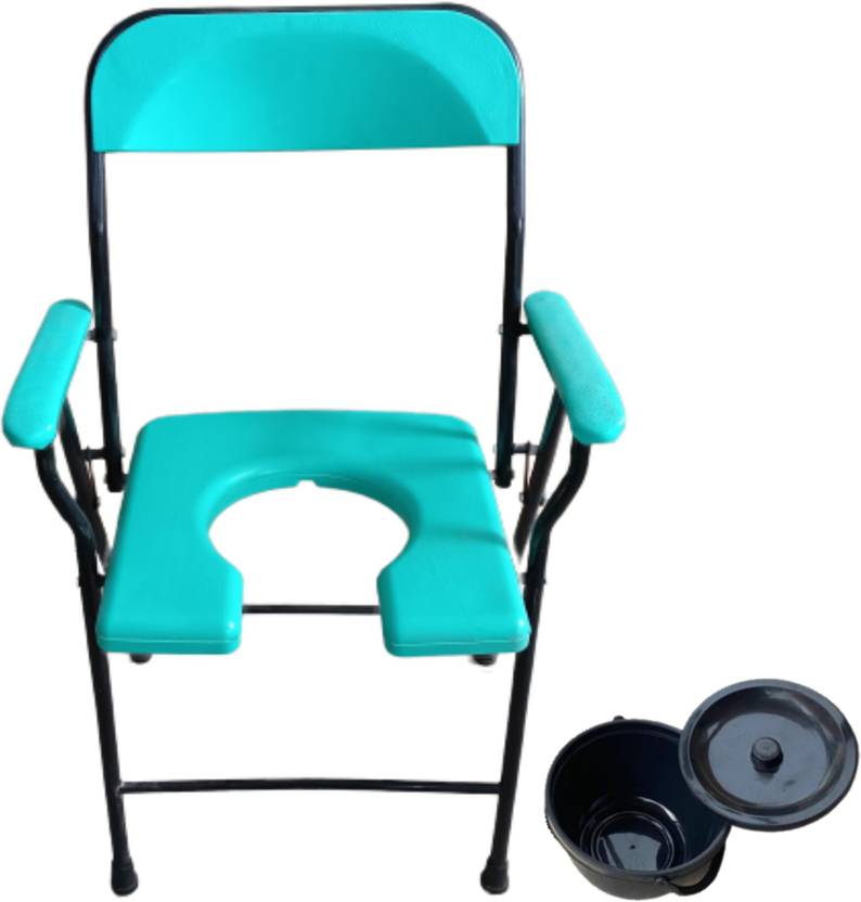 Medimove Foldable,Armrest And Backrest Bucket with Lid Commode Chair Price in India Buy