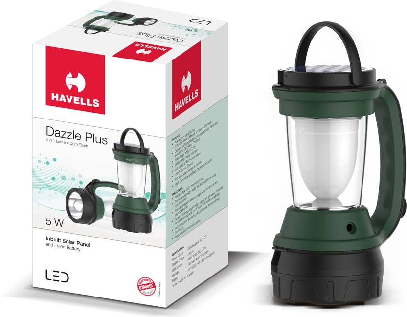 HAVELLS Dazzle plus Solar 5 hrs Lantern Emergency Light Price in India