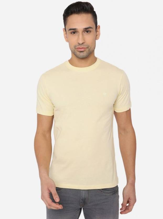 Outfit's by MJ Solid Men Round Neck Beige T-Shirt - Buy Outfit's by MJ  Solid Men Round Neck Beige T-Shirt Online at Best Prices in India |  