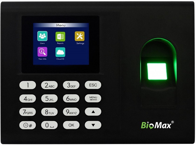 BioMax N-E90 PRO (WiFi) Time Attendance and Access Control System Access Control, Time & Attendance(Card, Fingerprint, ID, Password)
