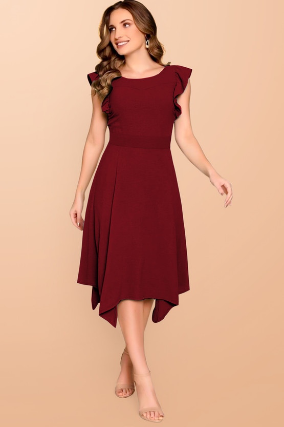 flipkart fit and flare dress