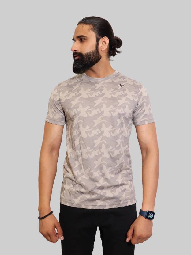 Wonder Style Solid Men Round Neck Grey T-Shirt - Buy Wonder Style Solid Men  Round Neck Grey T-Shirt Online at Best Prices in India 