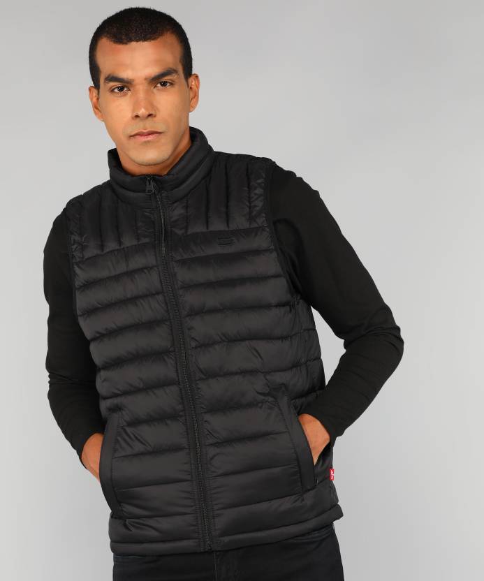 LEVI'S Sleeveless Solid Men Jacket - Buy LEVI'S Sleeveless Solid Men Jacket  Online at Best Prices in India 