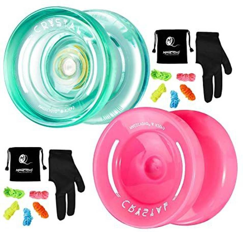 MAGICYOYO K2 Responsive Plastic Fingerspin Yoyo for Kids Beginners Yo