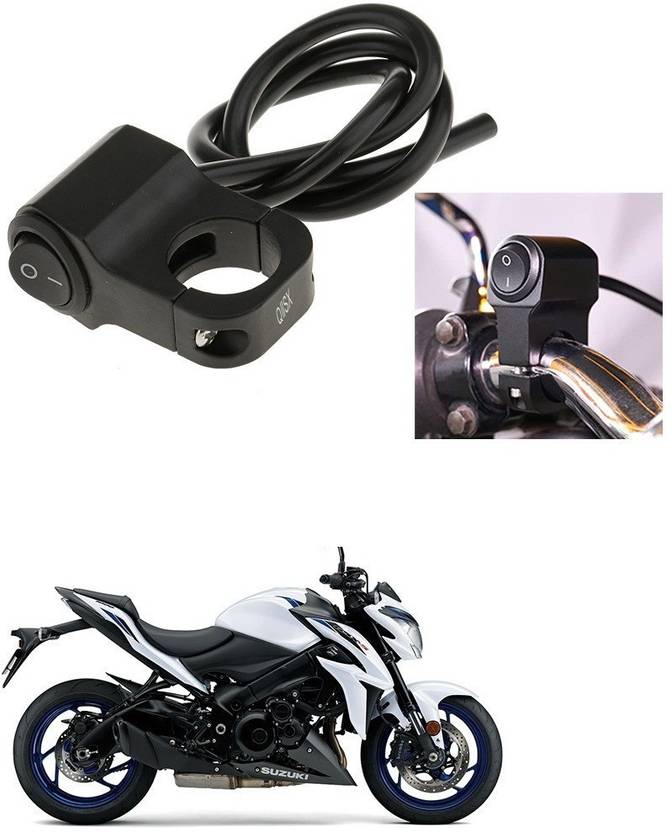Qiisx CNC On/Off Motorcycle Handlebar Fitting Switch For Suzuki GSX ...