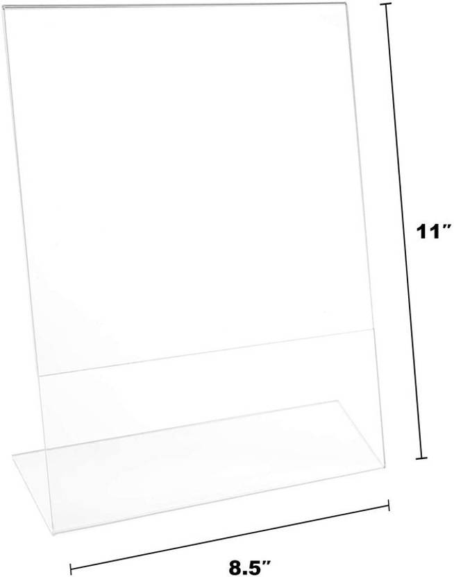 Horbac 1 Compartments Acrylic Acrylic Display Stand A4