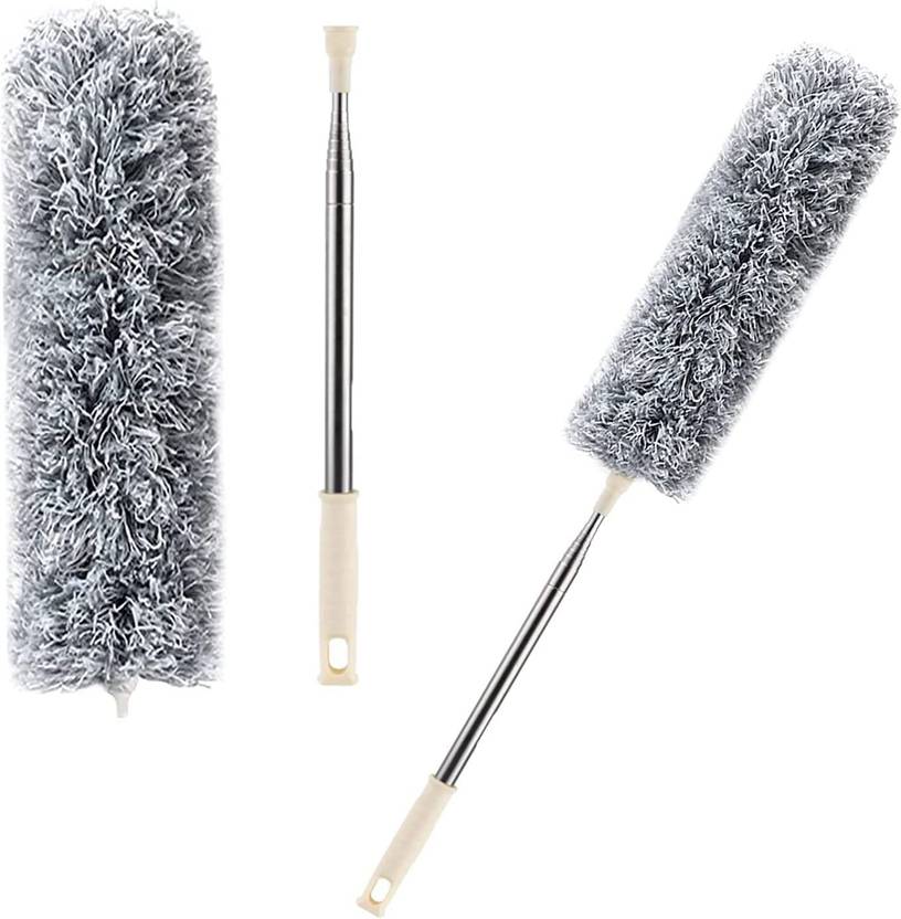 hias Microfiber Feather Duster Bendable & Extendable Fan Cleaning
