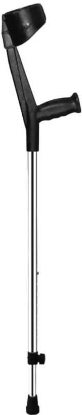Naisa Surgical Monolize Black Elbow Crutch Height Adjustable Walking Stick Walking Stick