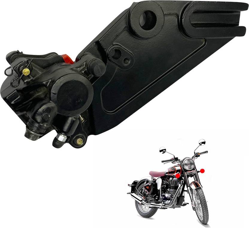 Dhe Best Bike Rear Caliper Dics Brake Assambly Black For Royal Enfield