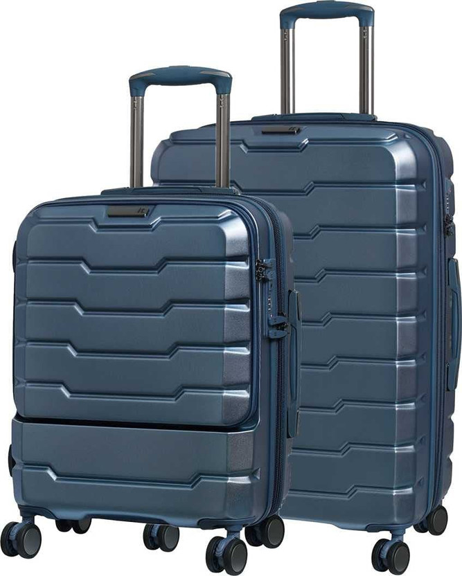 Blue hard case luggage clearance