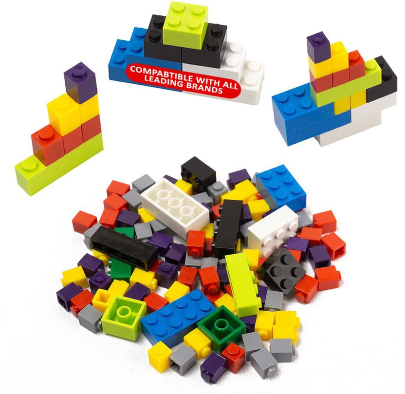 Wembley Building Blocks Brick Game for Kids Creative & Learning Toys 100Pcs-BIS Approved(Multicolor)