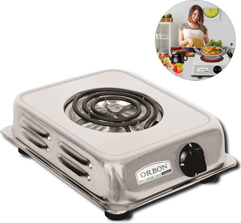 Orbon 1000 Watt Electric G Coil Radiant Hot Plate Cooking Stove