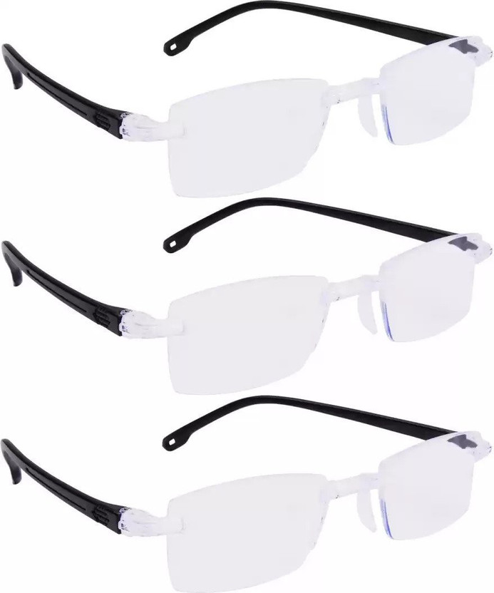 LANDSLIDE Rimless (+1.50) Rectangle Reading Glasses(42 mm)